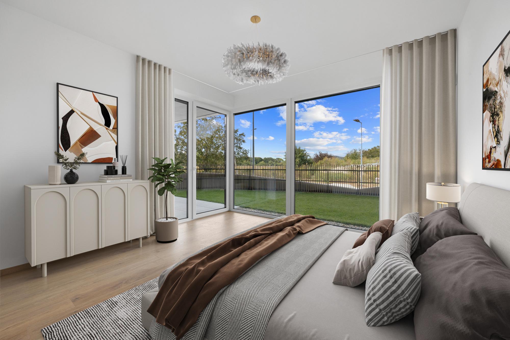 Priestranný 4-izbový byt s dvomi predzáhradkami v projekte Nesto-Petržalka