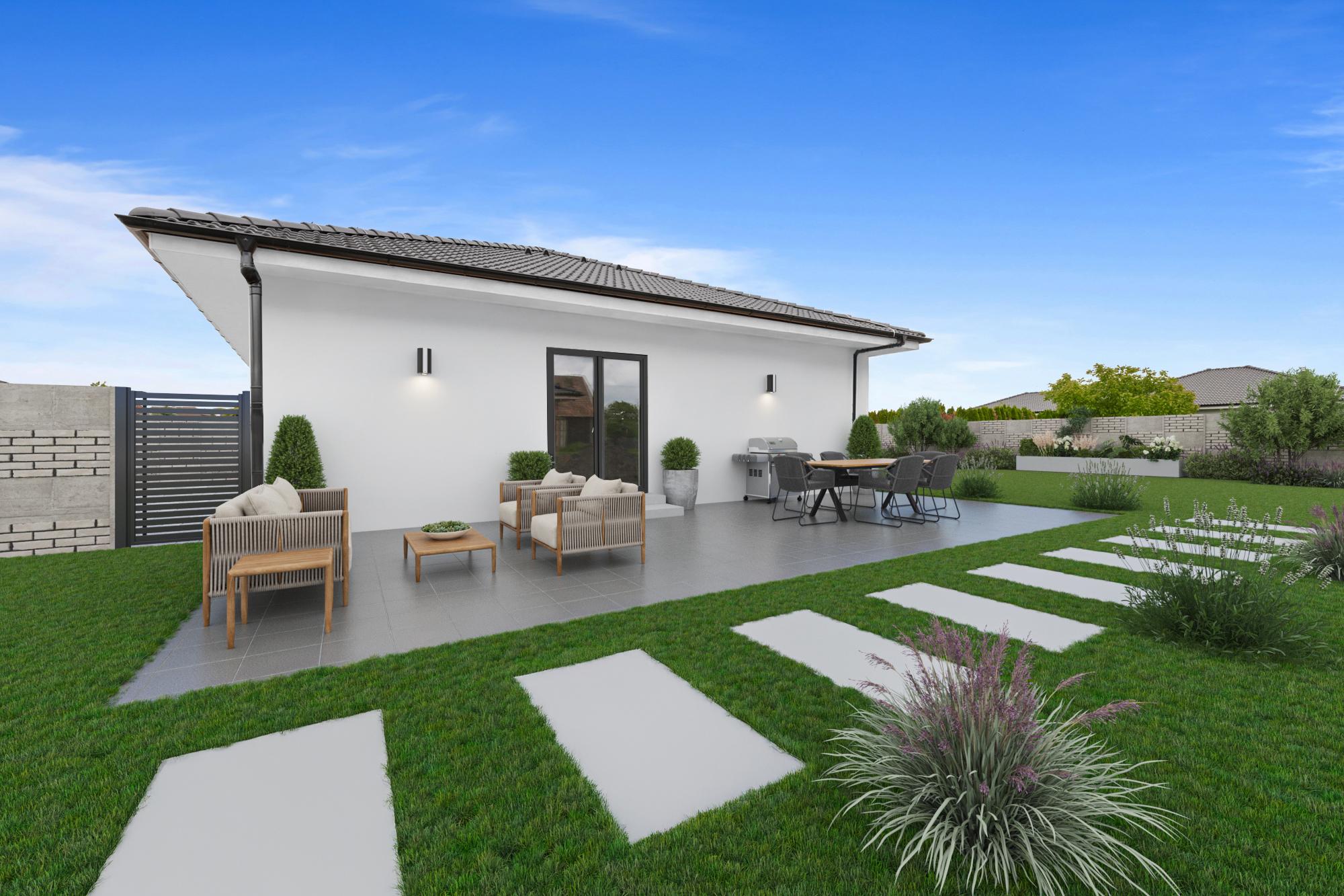 Moderný 4 izbový nízkoenergetický dom s fotovoltaikou v Kostolišti