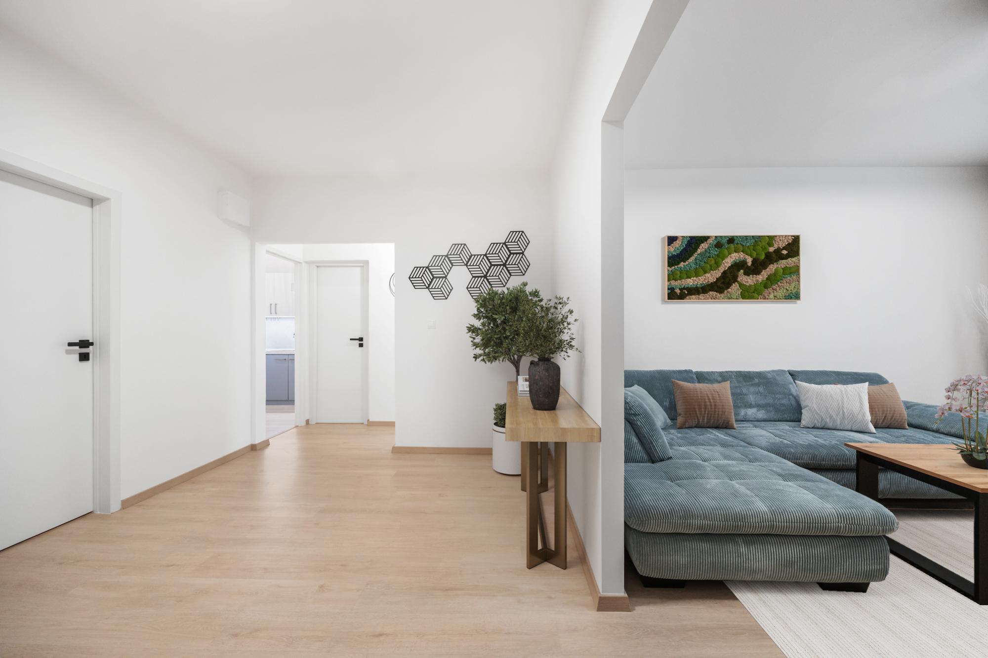 Praktický 4- izbový byt s lodžiou a dvomi pivnicami na predaj na ulici Haanova v Petržalke