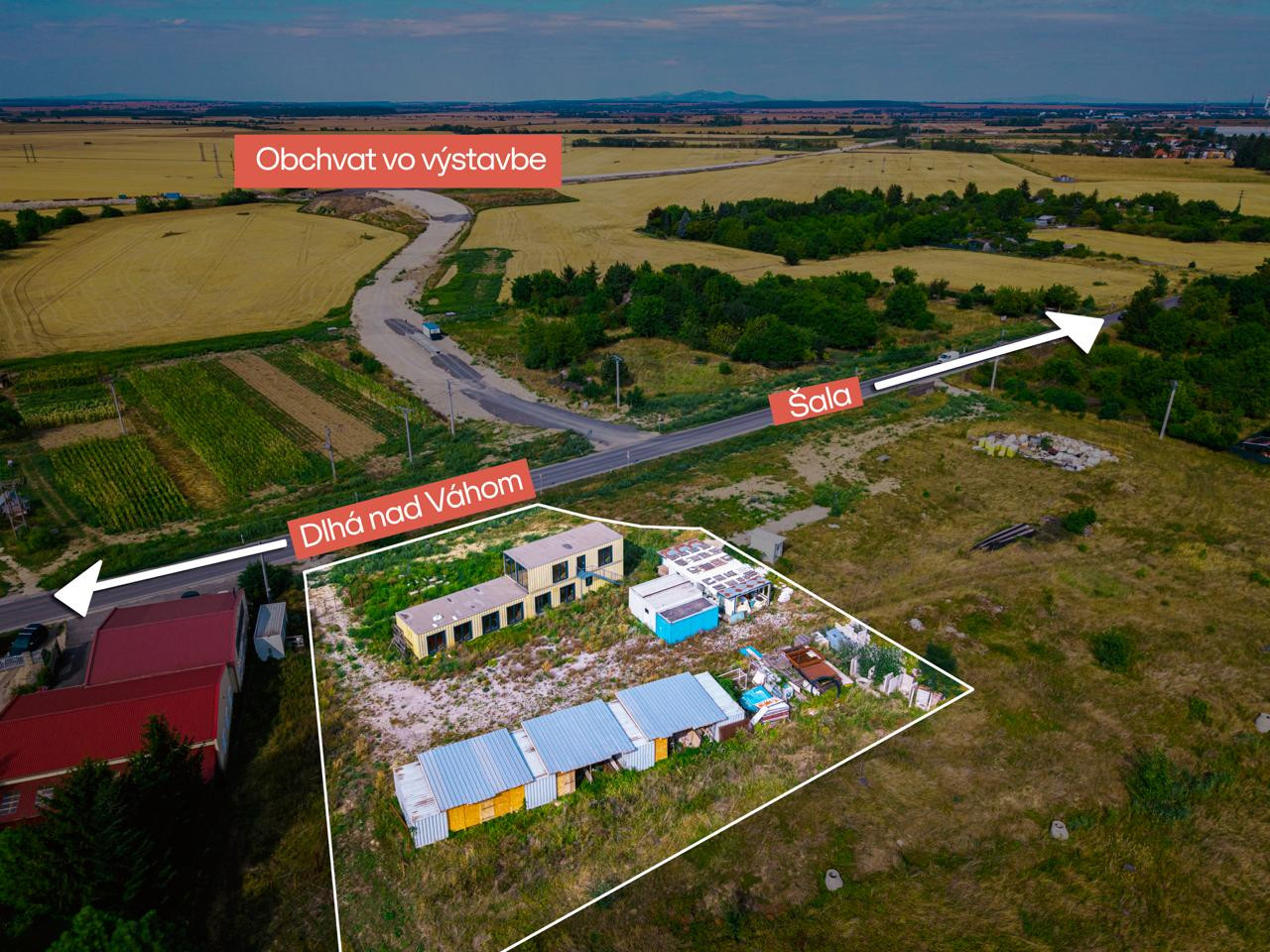 Investičná príležitosť v Šali: rozsiahli pozemok pri pripravovanom obchvate