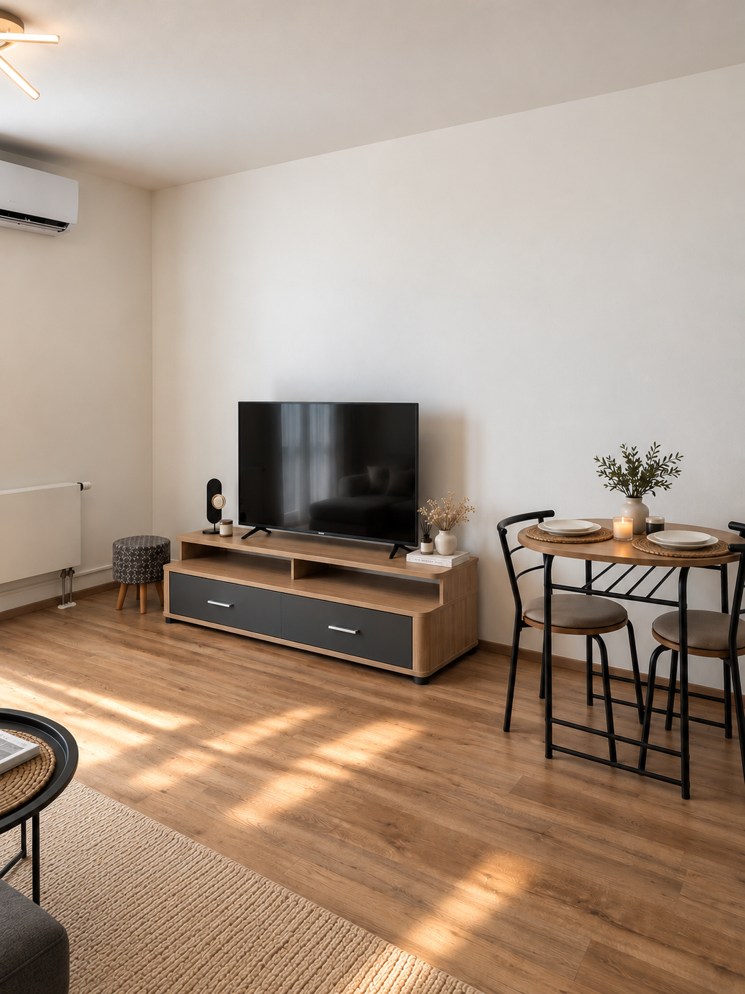 Svetlý 1-izbový byt v projekte AMBER s balkónom, parkovacím státím a kompletným zariadením