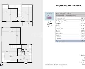 Rezervované | Moderná nízkoenergetická novostavba mezonetu v obci Jakubov