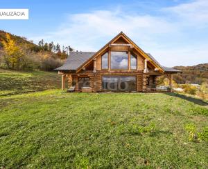 Honosný zrub s maximálnym súkromím v prírodnom prostredí v Novej Bani