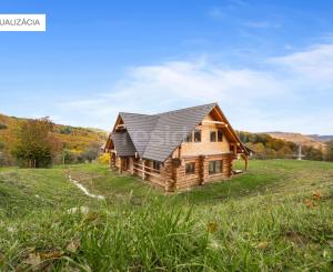 Honosný zrub s maximálnym súkromím v prírodnom prostredí v Novej Bani