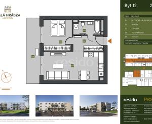 Bývajte tam, kde sa žije s ľahkou hlavou - Komfortný 2-izbový byt v tichej lokalite – Malá Hrádza, Jakubov