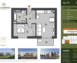 Bývajte tam, kde sa žije s ľahkou hlavou - Komfortný 2-izbový byt v tichej lokalite – Malá Hrádza, Jakubov