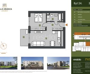 Bývajte tam, kde sa žije s ľahkou hlavou - Komfortný 2-izbový byt v tichej lokalite – Malá Hrádza, Jakubov