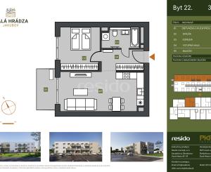 Bývajte tam, kde sa žije s ľahkou hlavou - Komfortný 2-izbový byt v tichej lokalite – Malá Hrádza, Jakubov