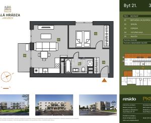 Bývajte tam, kde sa žije s ľahkou hlavou - Komfortný 2-izbový byt v tichej lokalite – Malá Hrádza, Jakubov