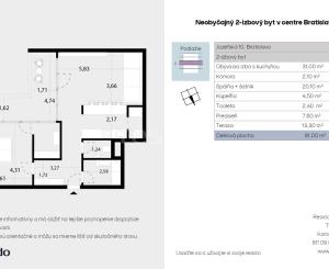 Exkluzívny 2-izbový byt v rezidencii Weinhauer na Jozefskej ulici