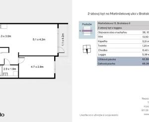 Rezervovaný - Priestranný 2 izbový byt v novostavbe Ship House v Ružinove s balkónom, garážovým státím a kompletným zariadením