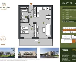 Bývajte tam, kde sa žije s ľahkou hlavou - Komfortný 2-izbový byt v tichej lokalite – Malá Hrádza, Jakubov