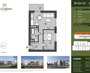 Bývajte tam, kde sa žije s ľahkou hlavou - Komfortný 2-izbový byt v tichej lokalite – Malá Hrádza, Jakubov