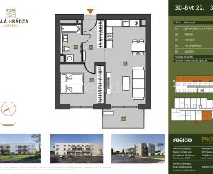 Bývajte tam, kde sa žije s ľahkou hlavou - Komfortný 2-izbový byt v tichej lokalite – Malá Hrádza, Jakubov
