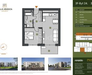 Bývajte tam, kde sa žije s ľahkou hlavou - Komfortný 2-izbový byt v tichej lokalite – Malá Hrádza, Jakubov