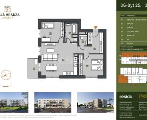 Bývajte tam, kde sa žije s ľahkou hlavou - Komfortný 2-izbový byt v tichej lokalite – Malá Hrádza, Jakubov