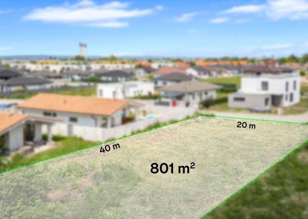 Stavebný pozemok 801 m² v slepej ulici – ideálne miesto pre váš rodinný dom v Kvetoslavove
