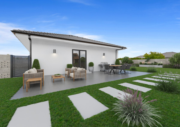 Moderný 4 izbový nízkoenergetický dom s fotovoltaikou v Kostolišti