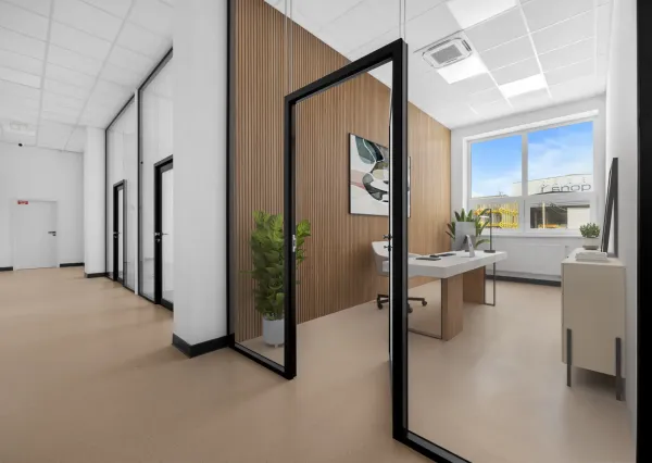 Štýlové a presvetlené priestory v modernej budove Business Hub A13 Concept