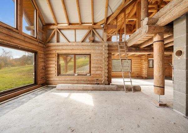 Honosný zrub s maximálnym súkromím v prírodnom prostredí v Novej Bani