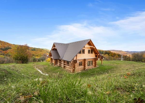 Honosný zrub s maximálnym súkromím v prírodnom prostredí v Novej Bani