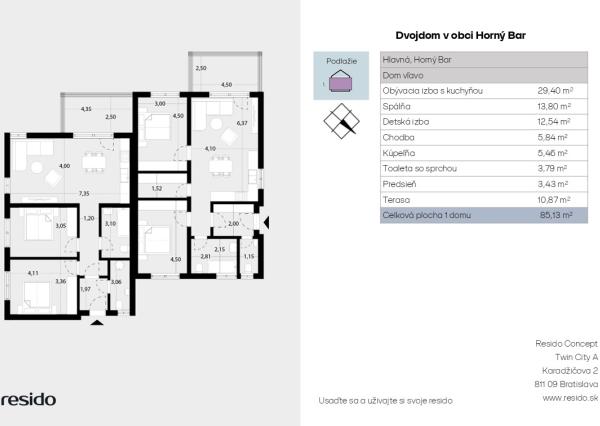 Nízkoenergetický rodinný dom s tepelným čerpadlom