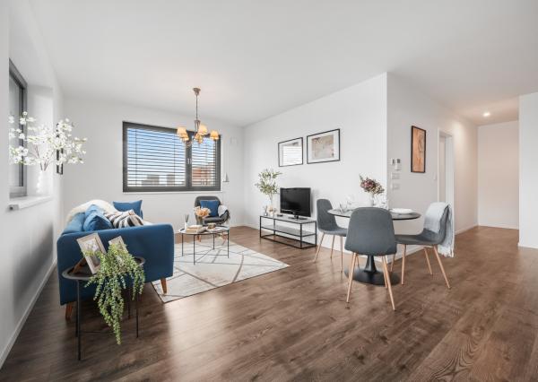 REZERVOVANE - Estetický 2-izbový byt v novostavbe EINPARK s 2 balkónmi a kompletným zariadením