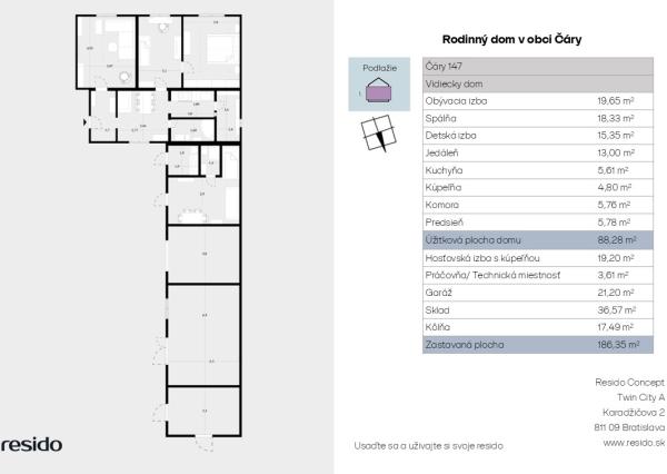 Rekonštruovaný rodinný dom so záhradou snov a extra priestorom pre hostí